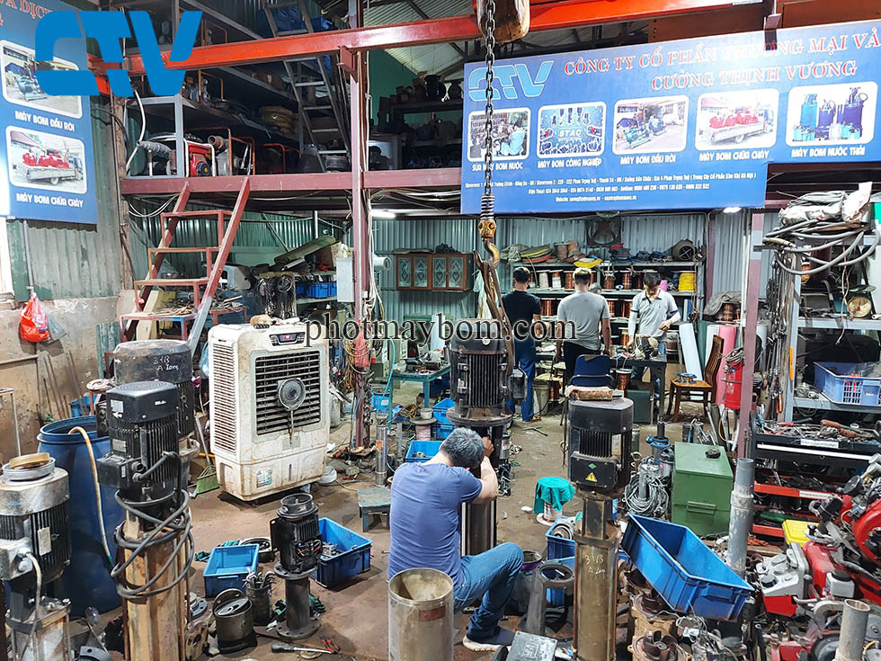 Sửa chữa bơm trục đứng uy tín, chất lượng