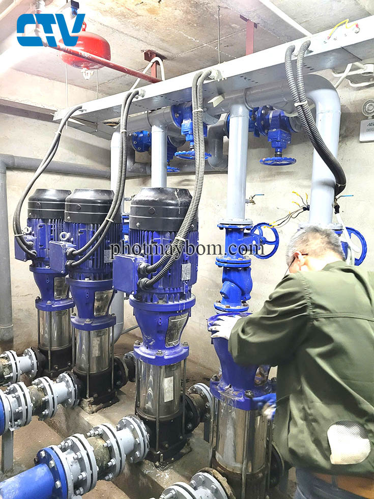 Dịch vụ sửa máy bơm nước trục đứng - Gọi là có mặt ngay